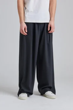 Logo Tape Trousers Charcoal Grey FN-MN-TROU001028
