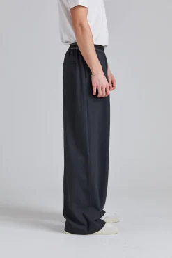 Logo Tape Trousers Charcoal Grey FN-MN-TROU001028