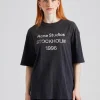 Logo T-shirt - Relaxed Fit Faded Black FN-UX-TSHI000013