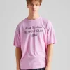 Logo T-shirt - Relaxed fit FN-UX-TSHI000013 Cotton Candy Pink
