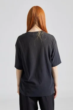 Logo T-shirt - Relaxed Fit Faded Black FN-UX-TSHI000013