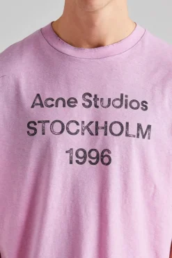 Logo T-shirt - Relaxed fit FN-UX-TSHI000013 Cotton Candy Pink