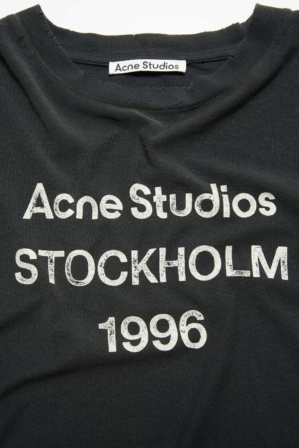 Logo T-shirt - Relaxed Fit Faded Black FN-UX-TSHI000013
