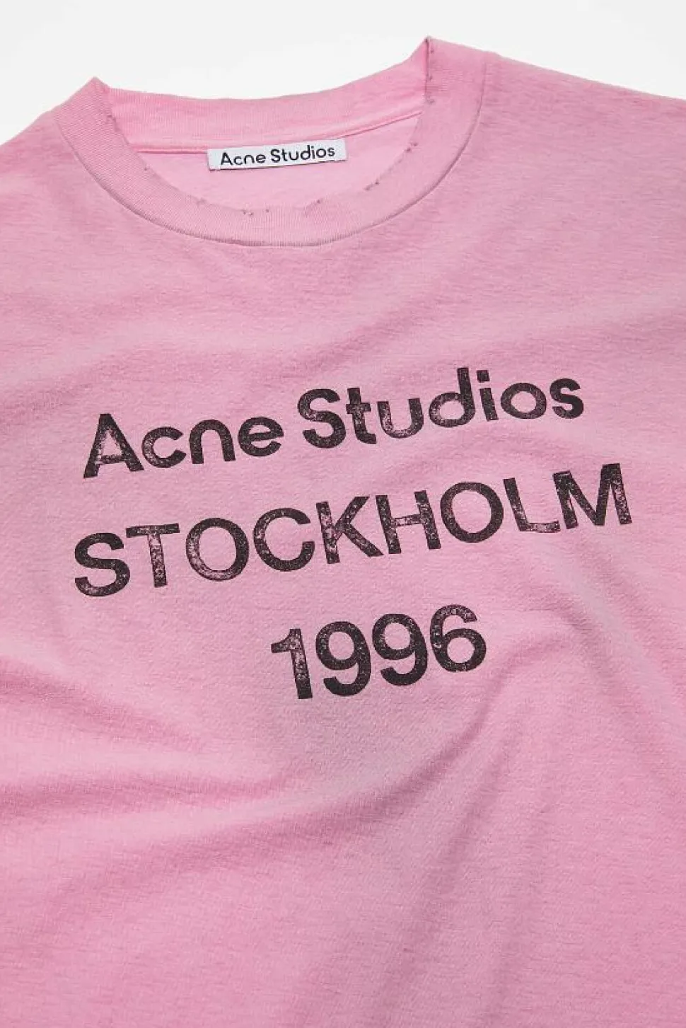 Logo T-shirt Relaxed Fit Cotton Candy Pink FN-UX-TSHI000013