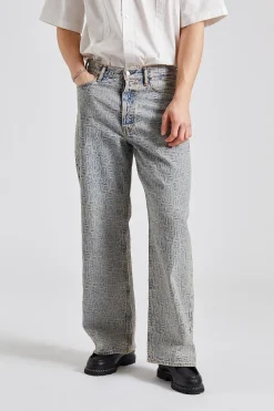 Loose Fit Jeans 1981 M Fn Monogram Blue/Beige