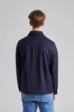 Louis Gabardine Jacket Navy