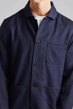 Louis Gabardine Jacket Navy