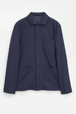 Louis Gabardine Jacket Navy