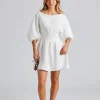 Lowen Mini Dress White