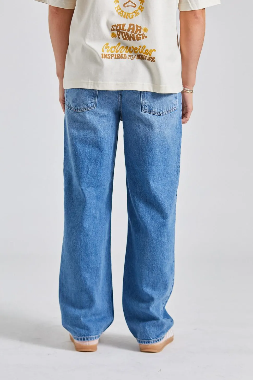 M Straight Jeans Blue