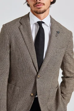 Man Jacket Dyed Drop Brown