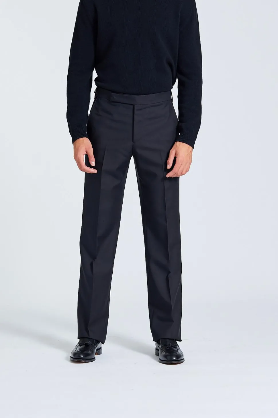 Man Trousers Attitude Drop Reg Black