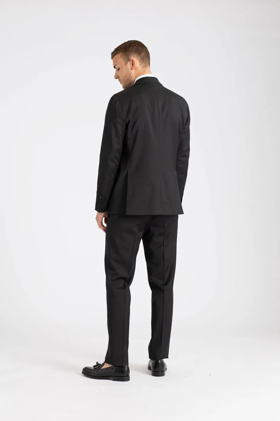 Man Woven Jacket Charcoal