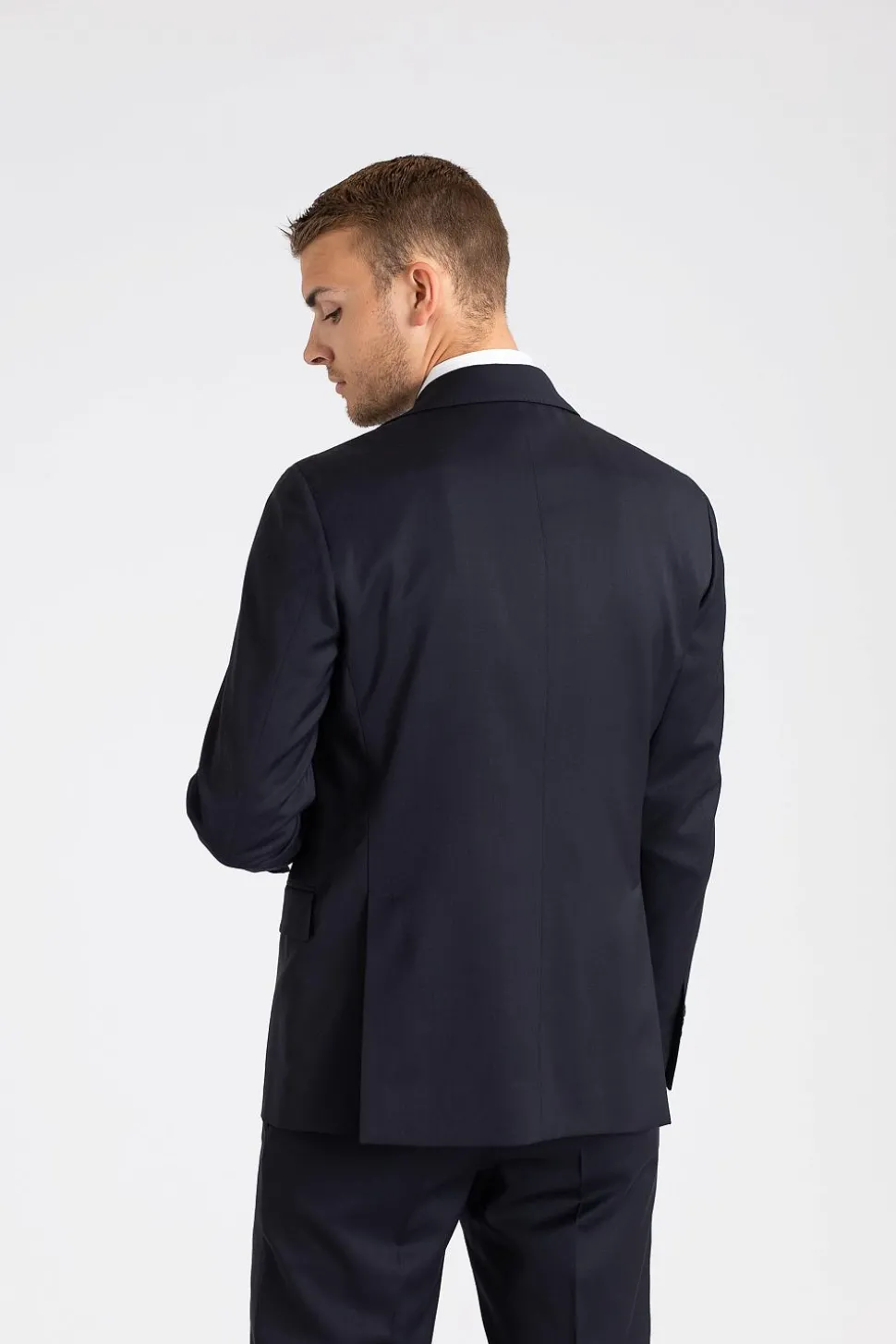 Man Woven Jacket Navy