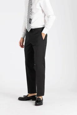 Man Woven Suit Charcoal