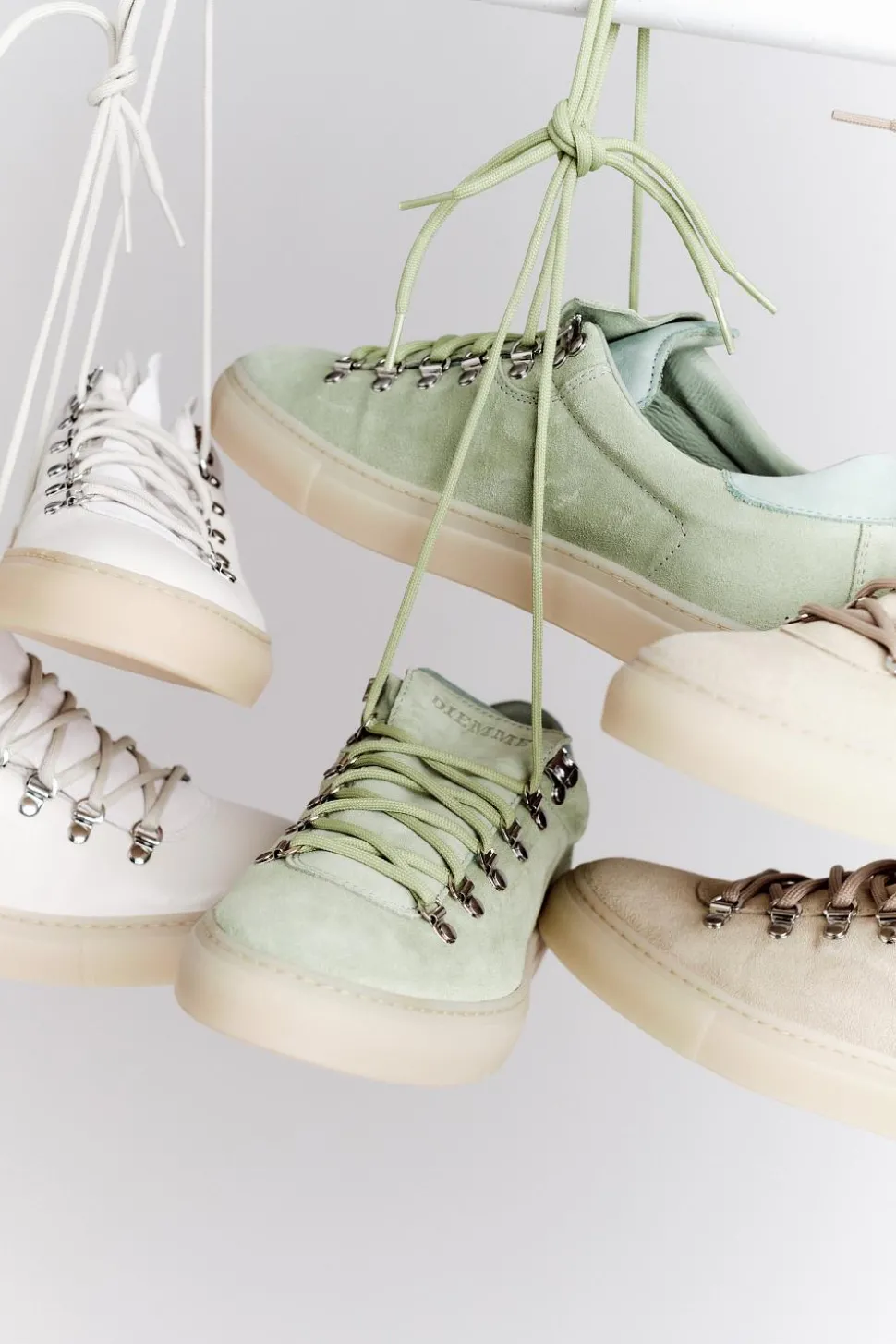 Marostica Low Meadow Green Suede