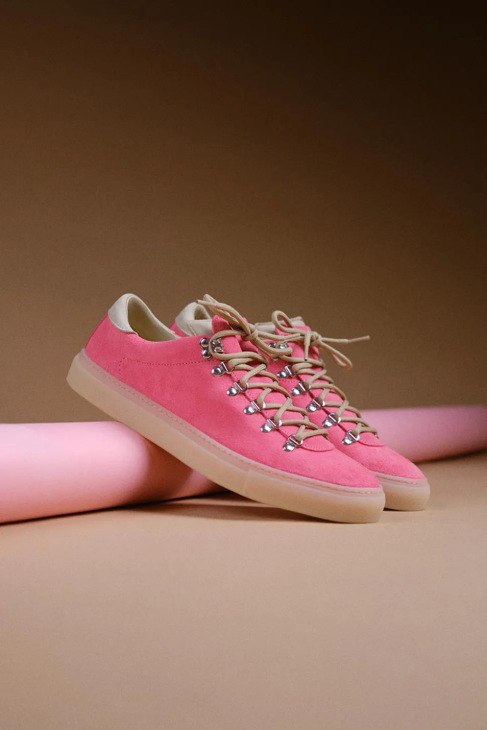 Marostica Low Pink Gelato Suede