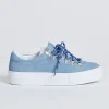 Marostica Low Platform Dusk Blue Suede