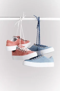 Marostica Low Platform Dusk Blue Suede
