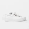 Marostica Low White Nappa Platform