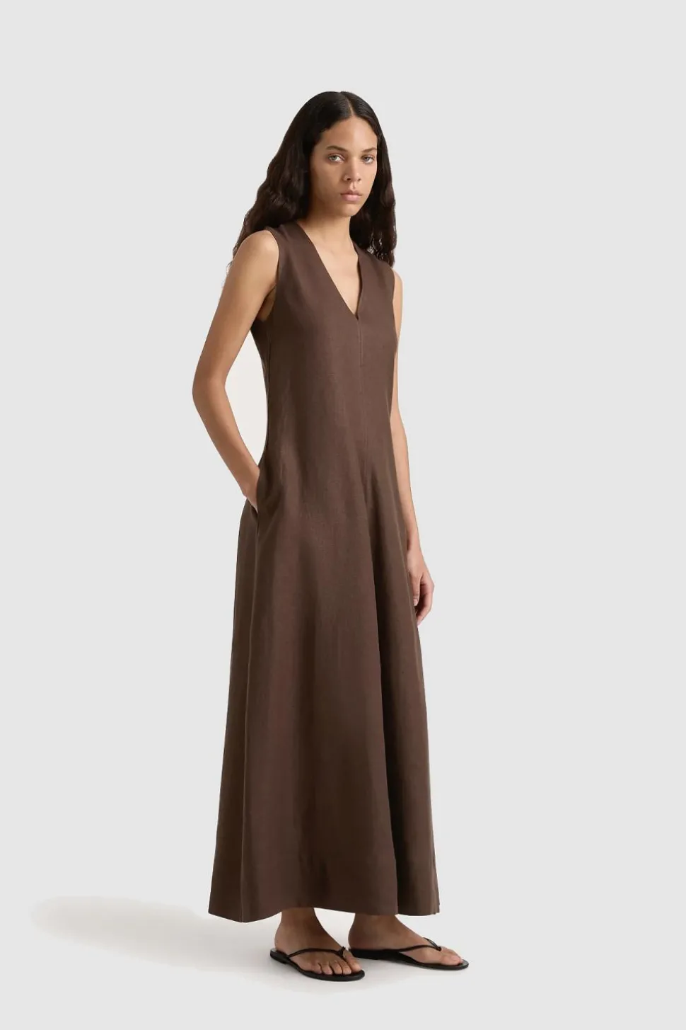 Marteret Midi Dress Bistre