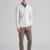 Merino 4 Pocket Overshirt Off White