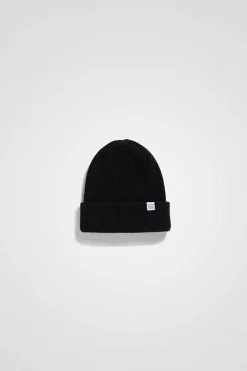 Merino Lambswool Beanie Black