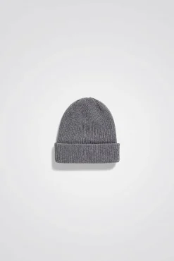 Merino Lambswool Beanie Grey Melange