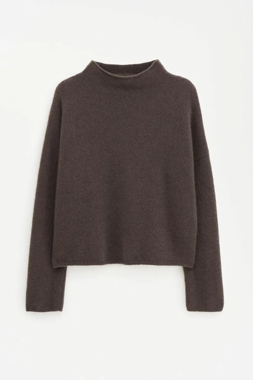 Mika Yak Funnelneck Sweater Driftwood