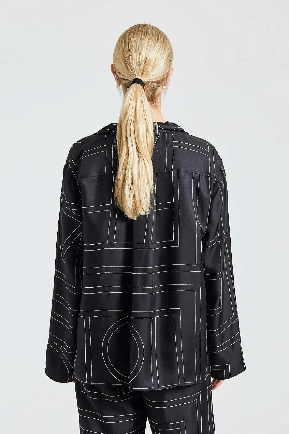 Monogram Silk Set