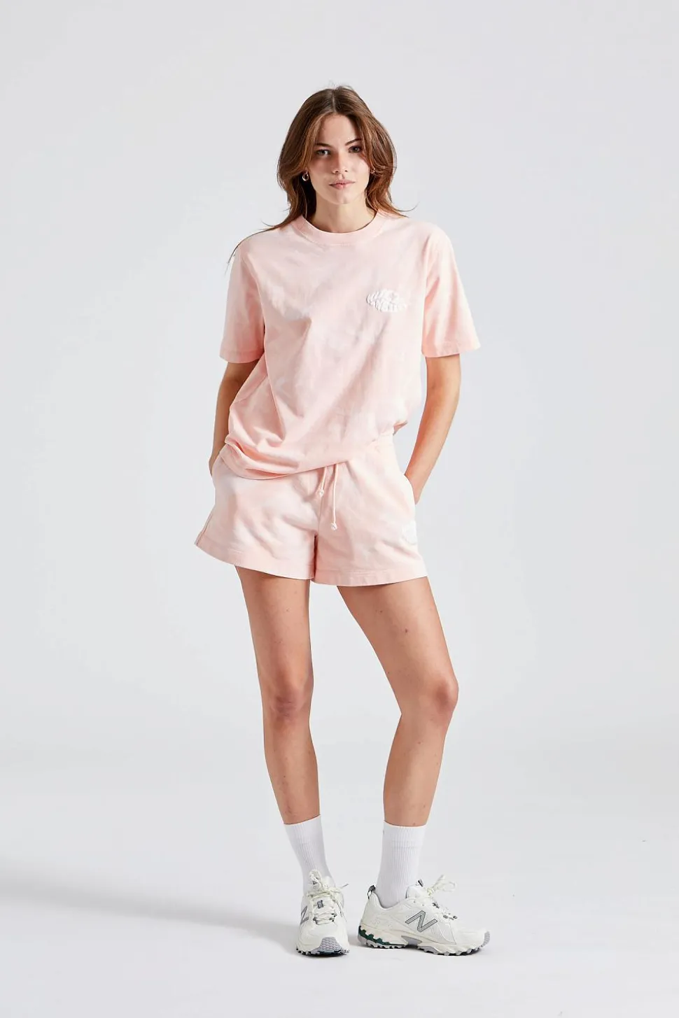 Musan Logos Shorts Lt Pink Mix