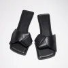 Musubi Leather Sandal Black FN-WN-SHOE000702