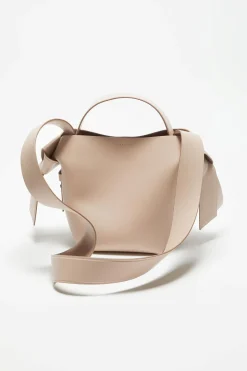 Musubi Mini Shoulder Bag R Taupe Beige