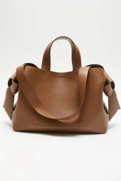 Musubi Tote Bag Camel Brown