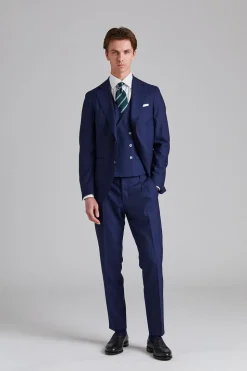 N. Siena Suit Tropical Glencheck Blue