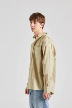 Nico Poplin Shirt Mossy