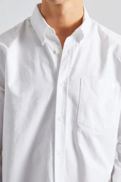 Norse Standard Oxford BD Shirt White