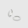 Nova Hoops Medium Silver