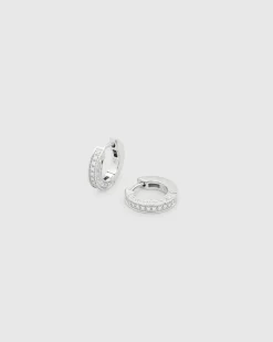Nova Hoops Small Silver