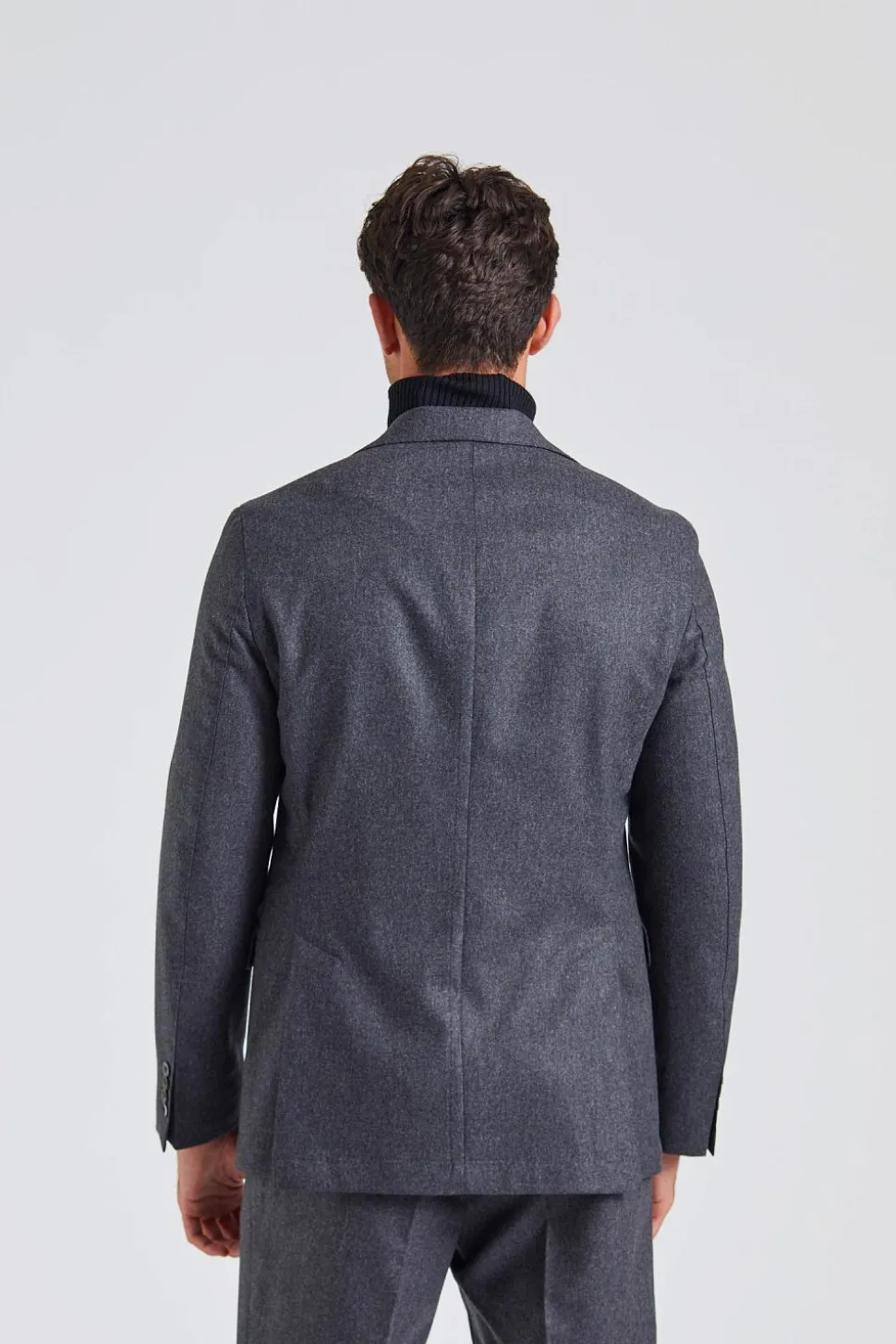 N.Siena Flanell Blazer Grey
