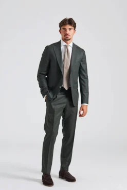 N.Siena Flanell Blazer Green