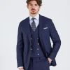 N.Siena Navy Pinstripe