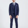 N.Siena Palermo Camden Suit Navy Pinstripe