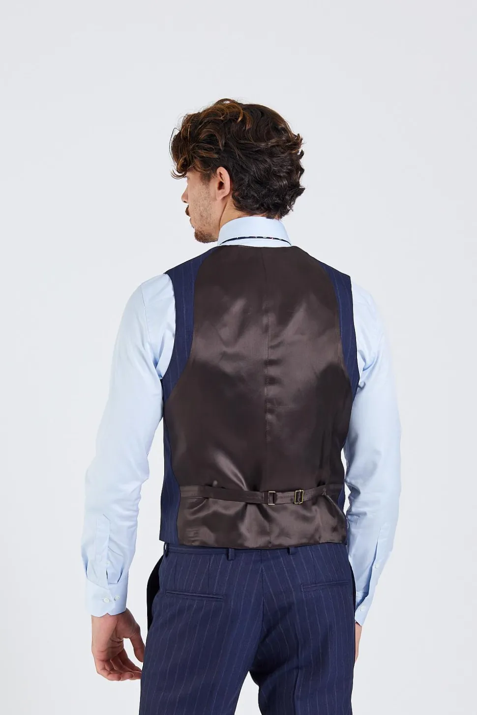 N.Siena Palermo Camden Suit Navy Pinstripe