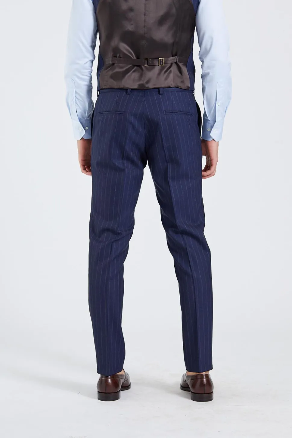 N.Siena Palermo Camden Suit Navy Pinstripe