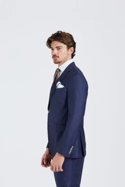 N.Siena Prato Suit Blue Melange