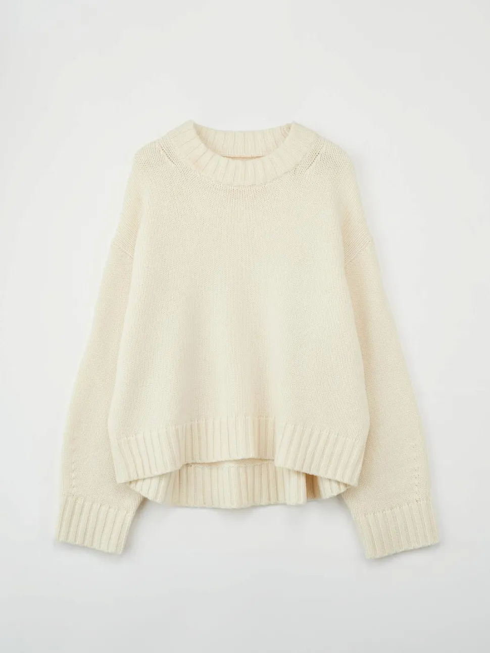 Oversized Roundneck Sweater White