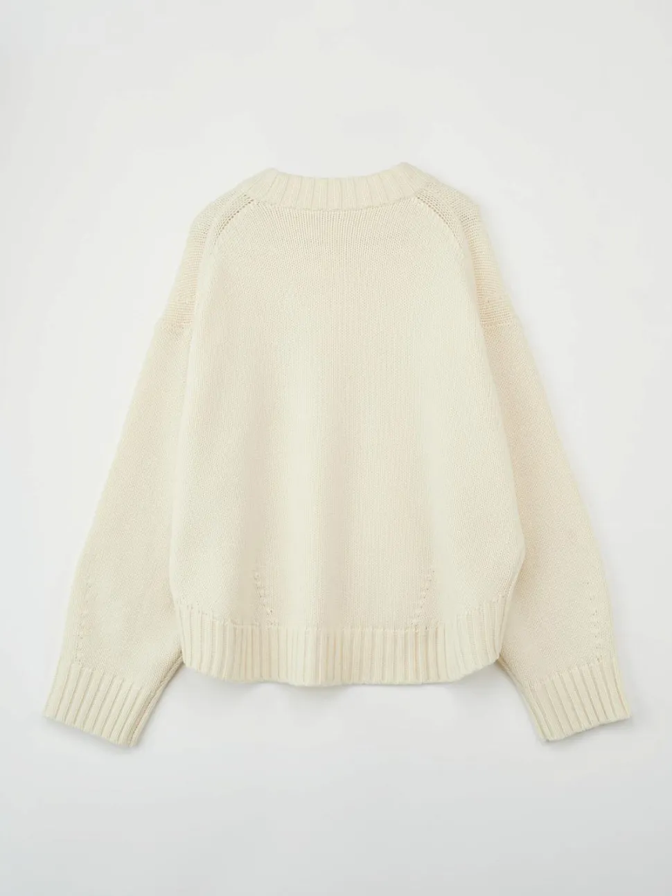Oversized Roundneck Sweater White