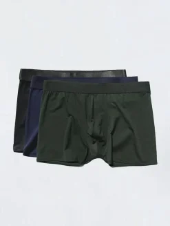 3-Pack Boxer Brief Black/Navy Blue/Army Green