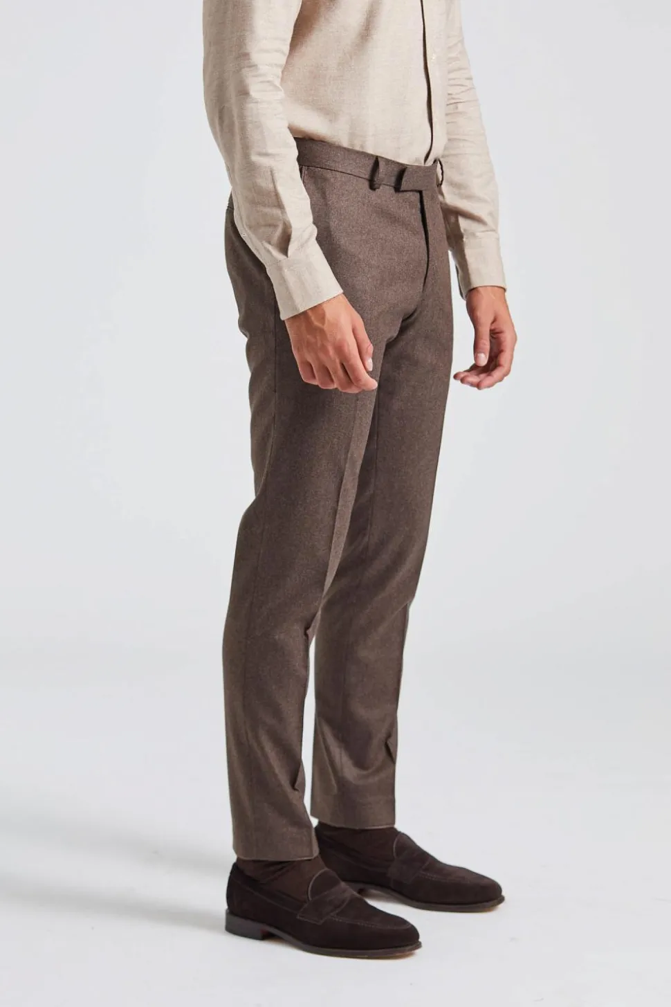 Palermo Flanell Pant Brown